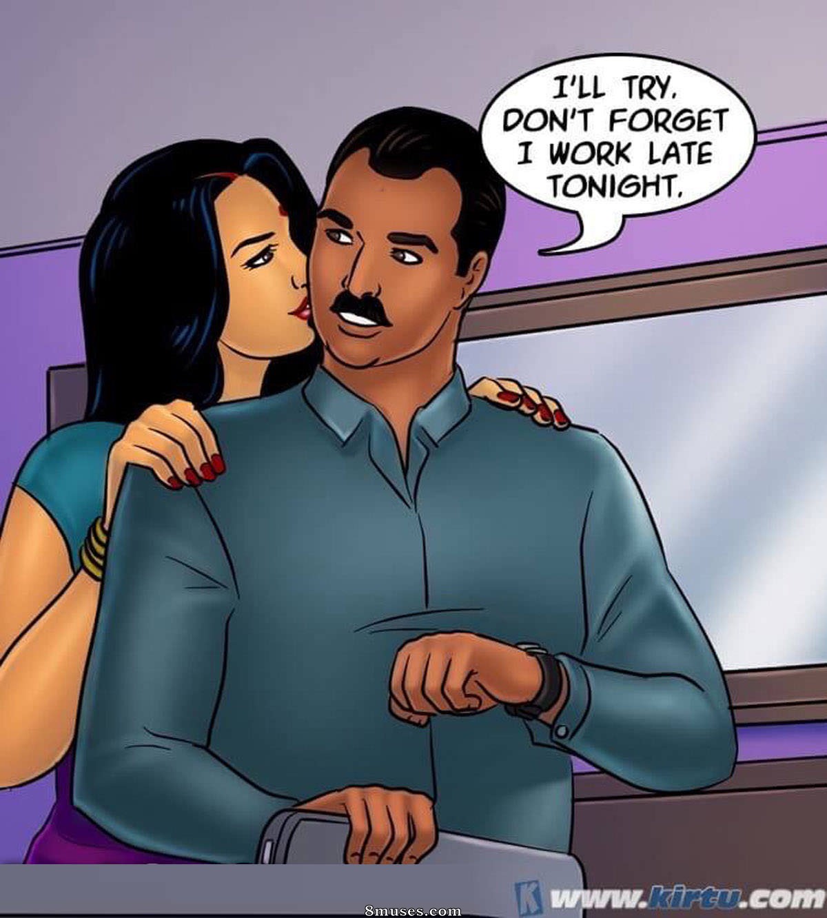 Kirtu.com Comics - Savita Bhabhi - Épisode 77 - Heures supplémentaires - Page 3