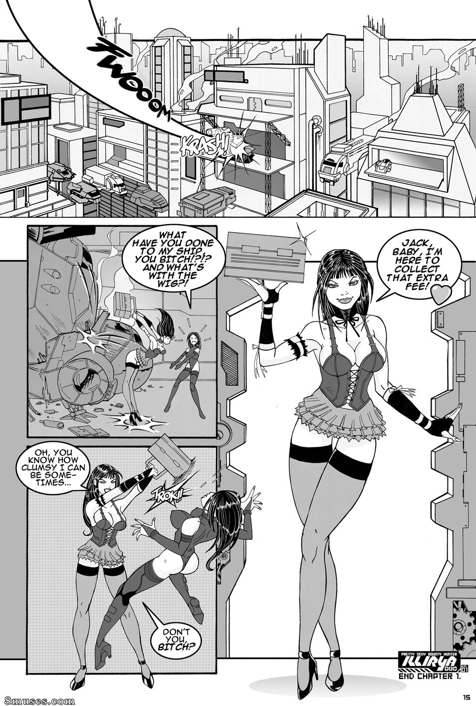 Pretty Sexy Bounty Hunter Illyria - Issue 1 - Page 15