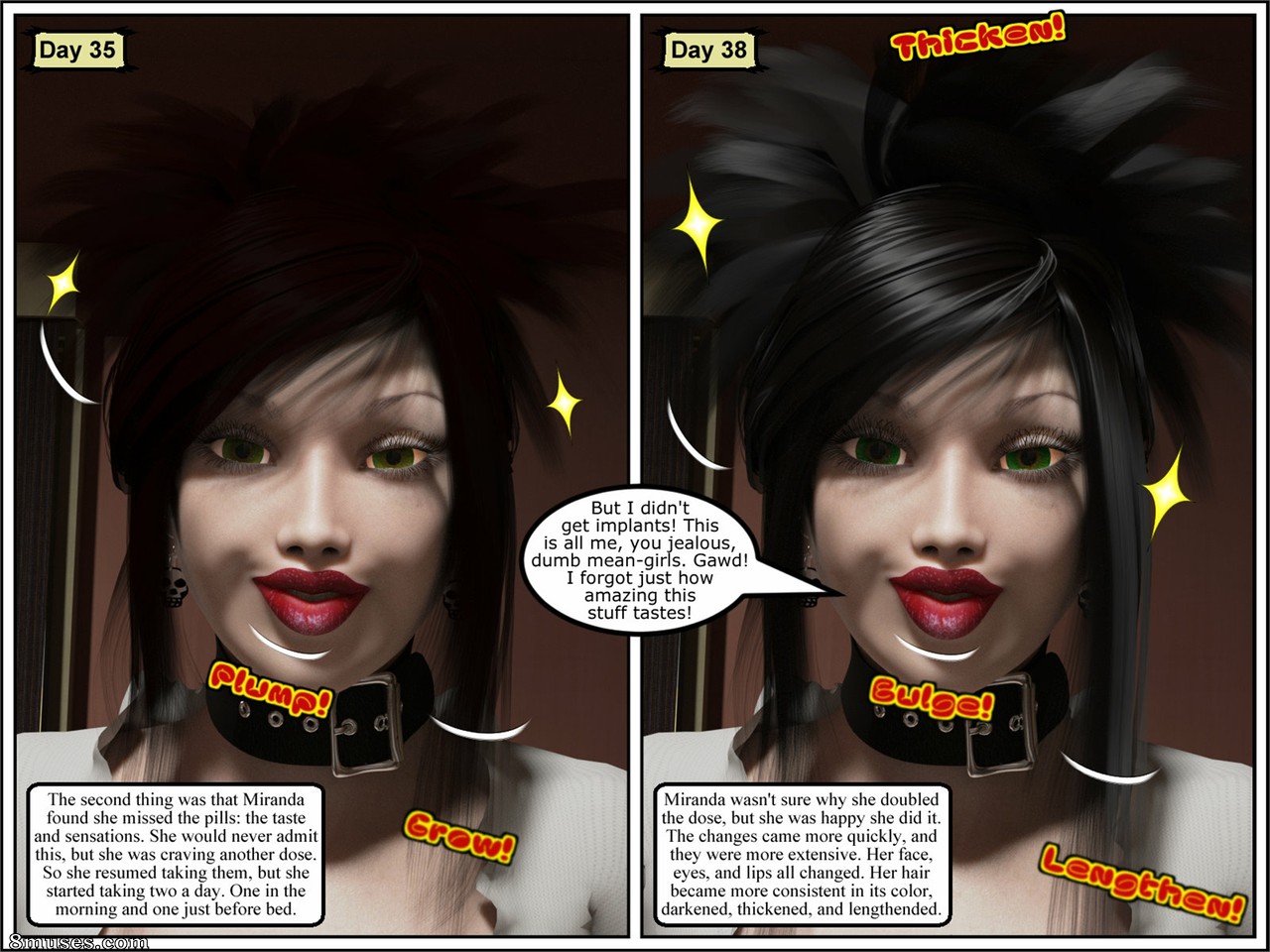 Mr.Phoenixx Comics - Nerda da escola vira bimbo - Página 8