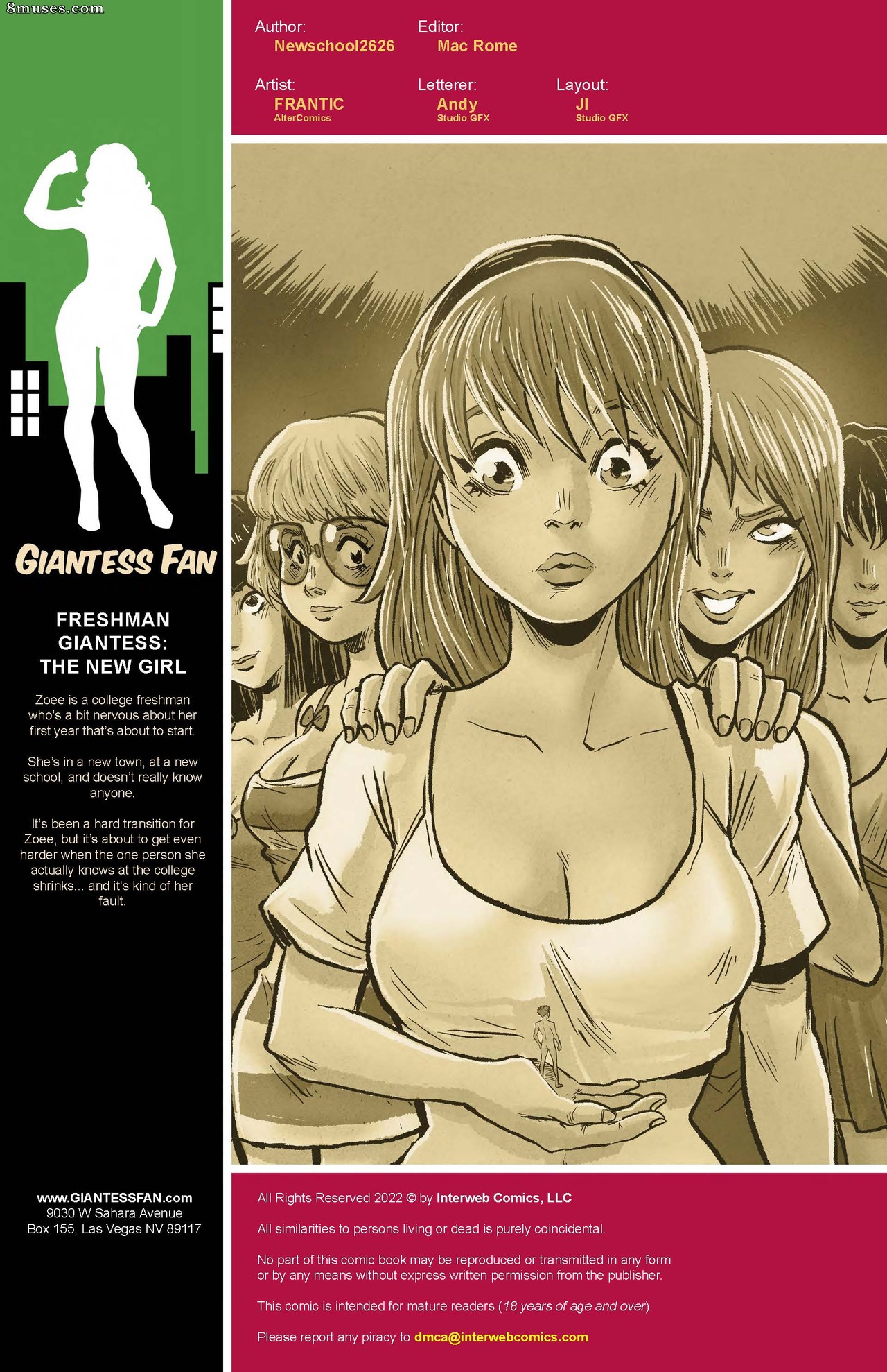 Freshman Giantess - Issue 1 - Page 2