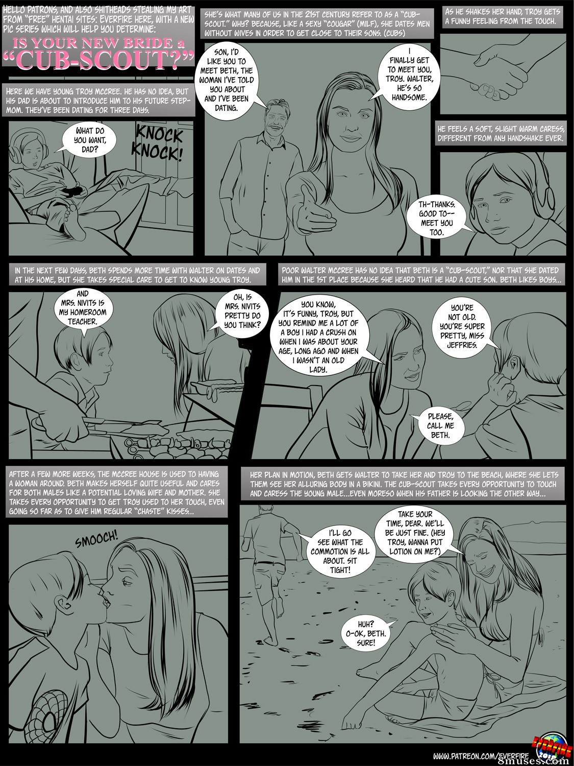Everfire Comics - Is Your New Bride a Cub-Scout? - Page 1