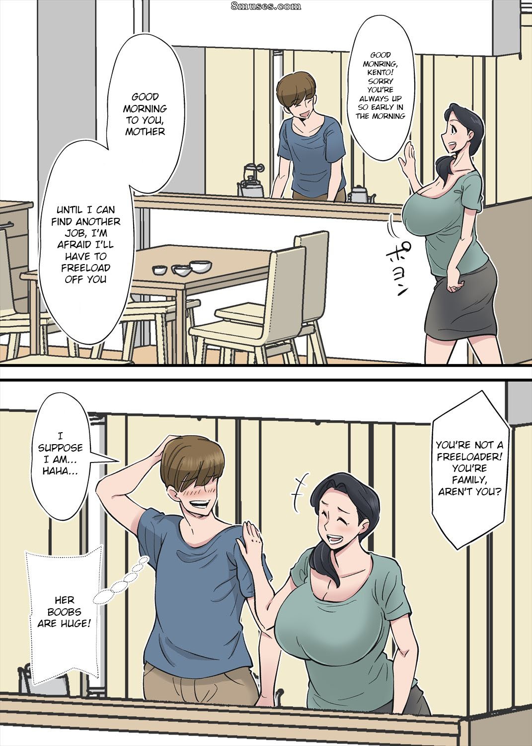 Nobishiro - Hentai Kansoku - Yome no Bakunyuu Kaa-chan o Netoritai - Page 2
