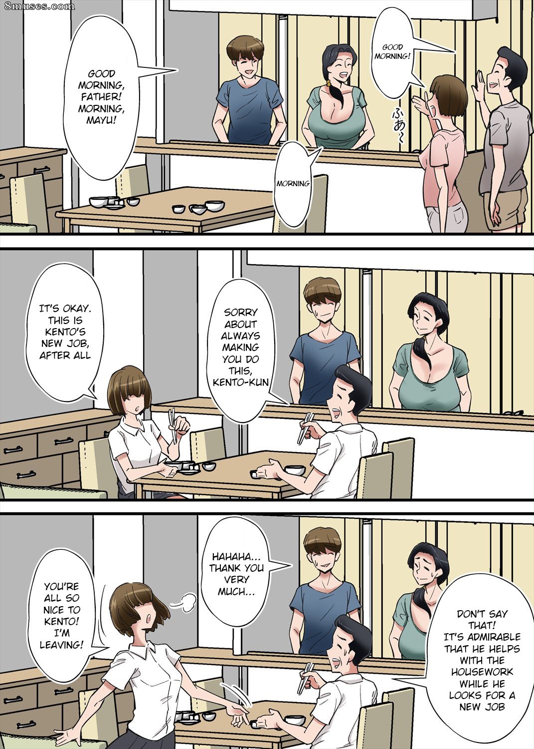 Nobishiro - Hentai Kansoku - Yome no Bakunyuu Kaa-chan o Netoritai - Page 4