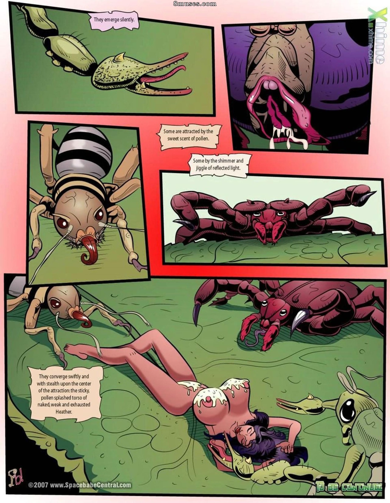 Space Babe Central - Xenomaze - Page 116
