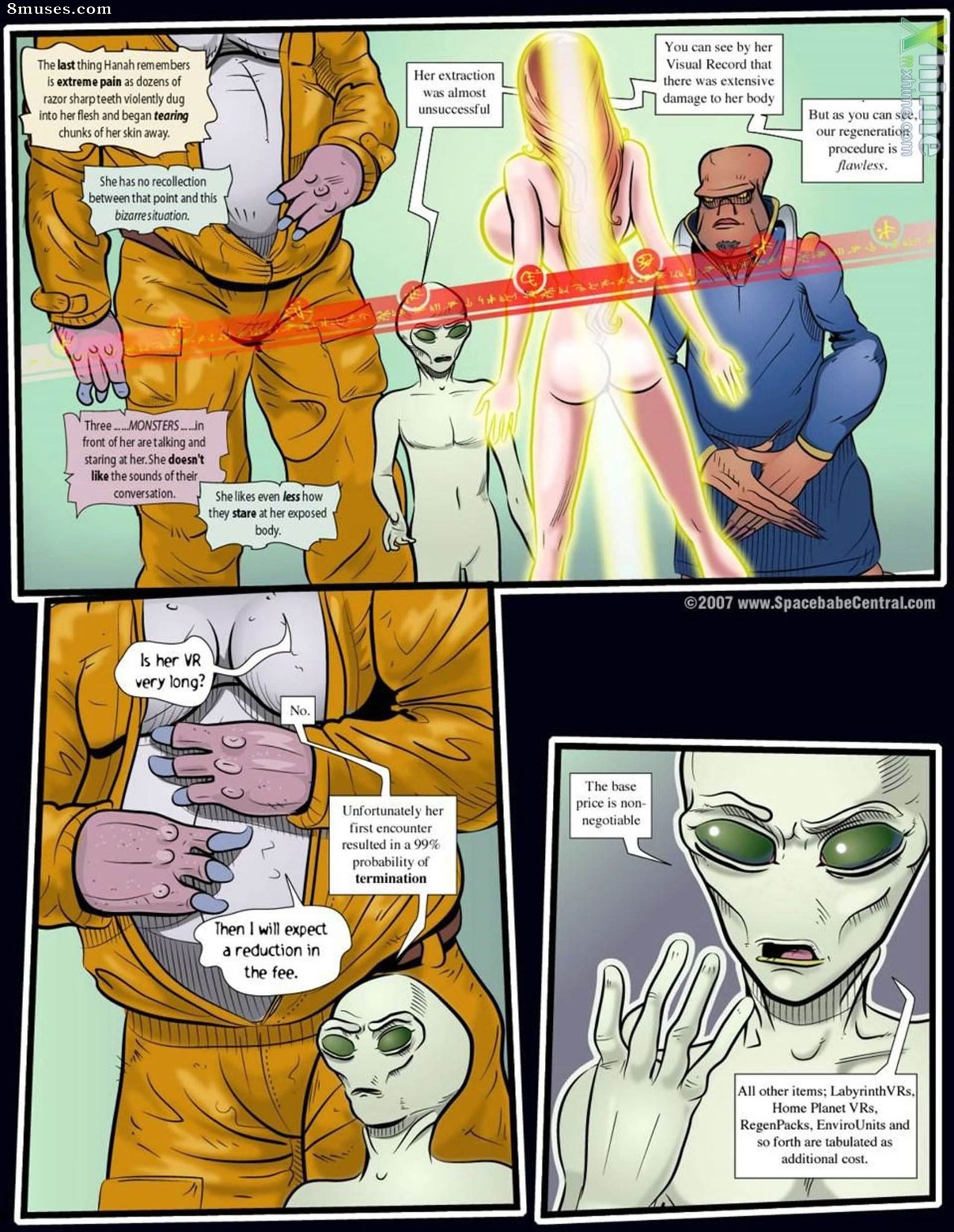 Space Babe Central - Xenomaze - Page 112