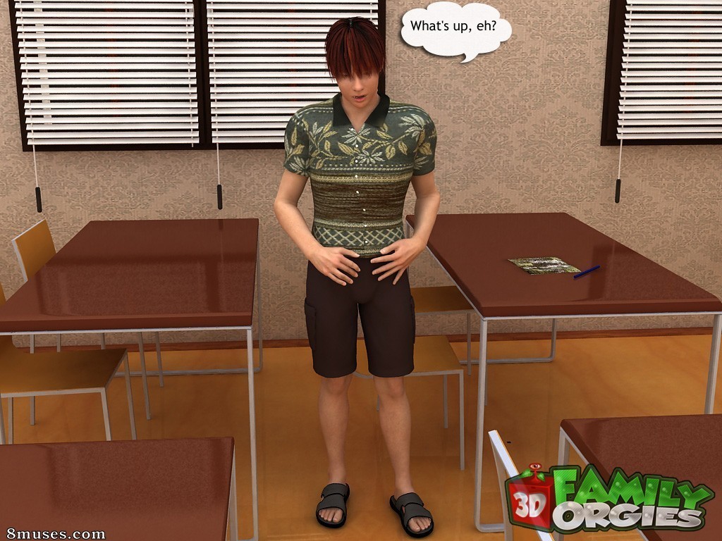 3DFamilyOrgies.com Comics - Lección pequeña - Página 7