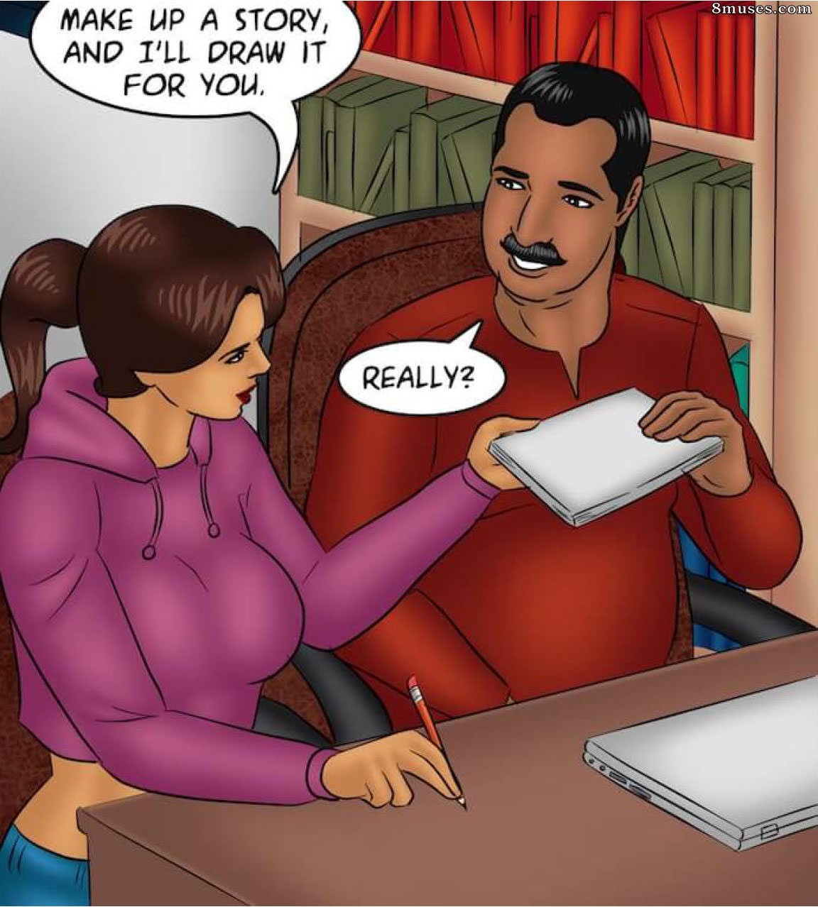 Kirtu.com Comics - Savita Bhabhi - Épisode 97 - Feux d'artifice - Page 121