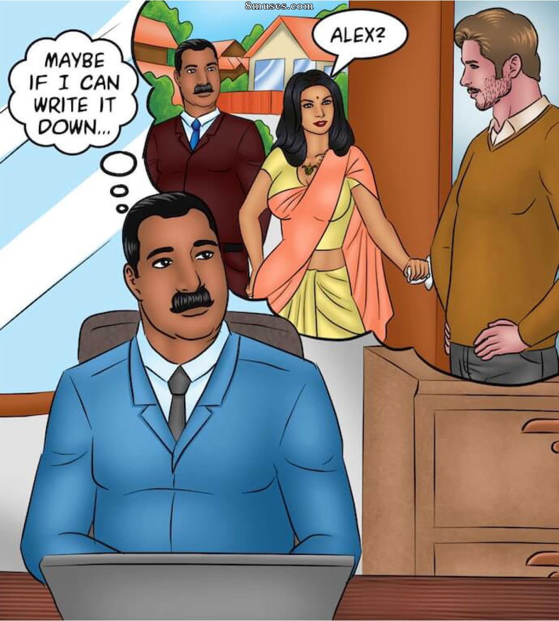 Kirtu.com Comics - Savita Bhabhi - Episódio 97 - Fogos de artifício - Página 9