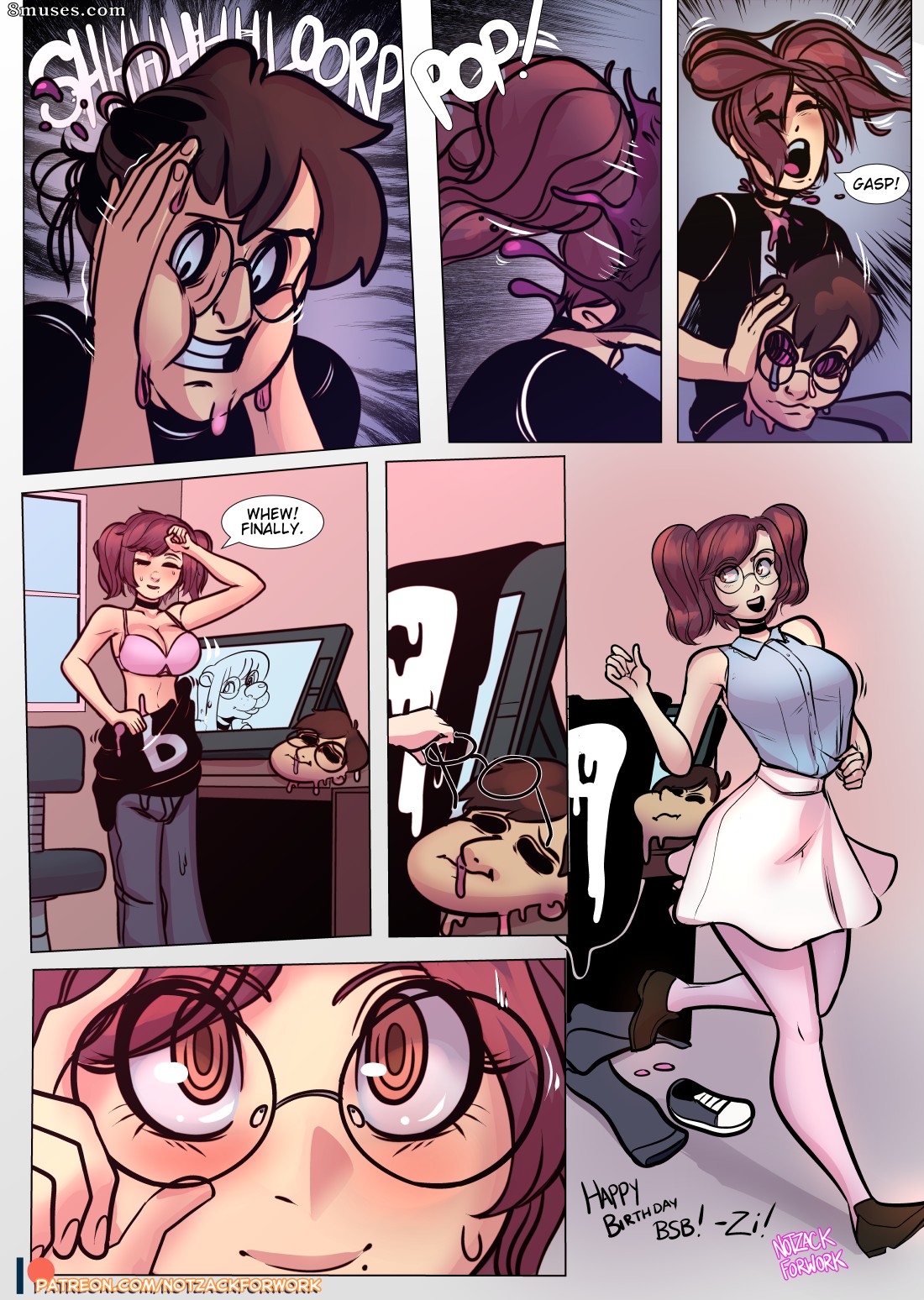NotZackForWork Comics - Blackshirtboy's Very Atsui Day - Page 2