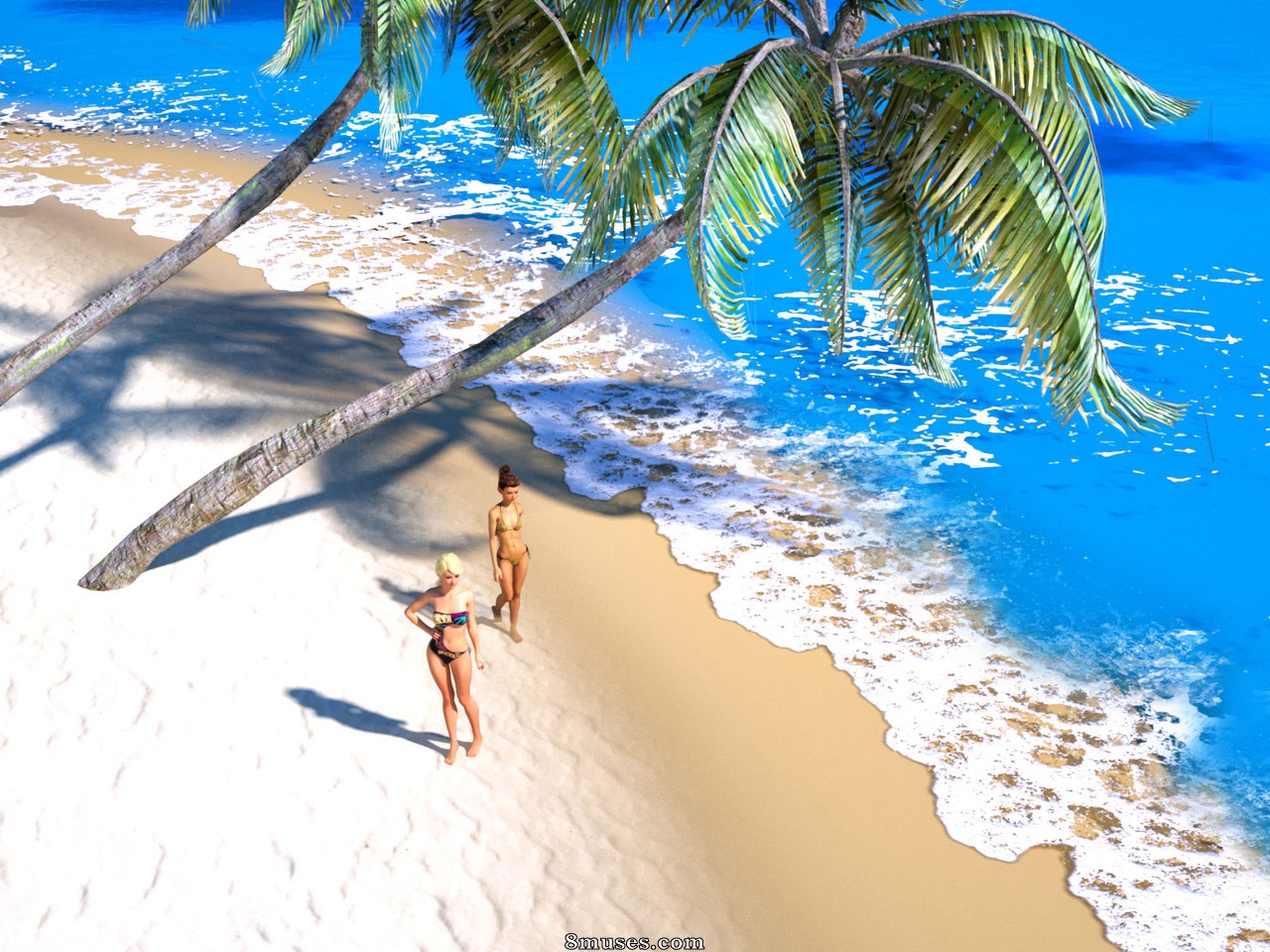 Hibbli3D - Knight Elayne - Beach Day - Part 1 - Page 2
