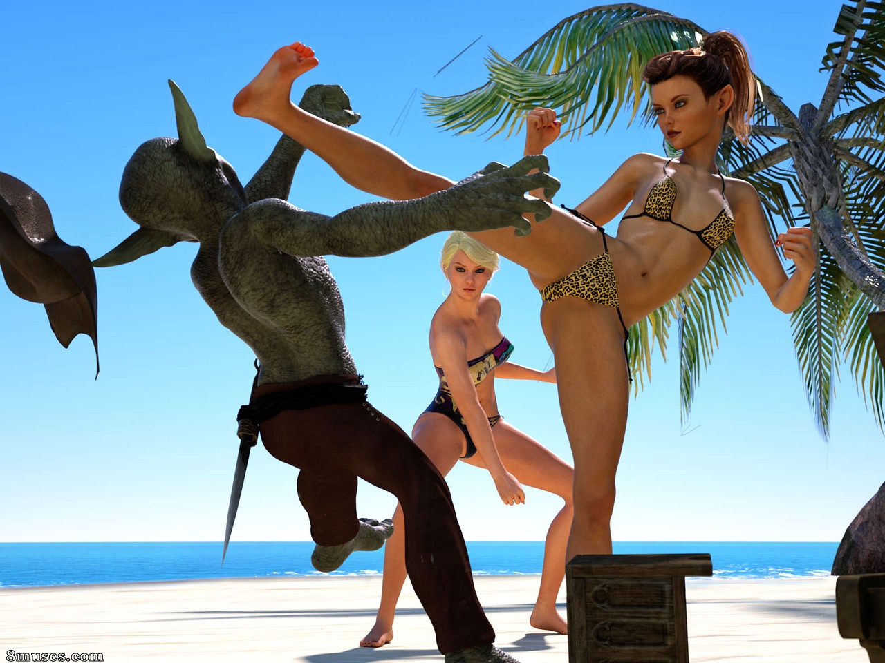 Hibbli3D - Chevalier Elayne - Jour de plage - Partie 1 - Page 7
