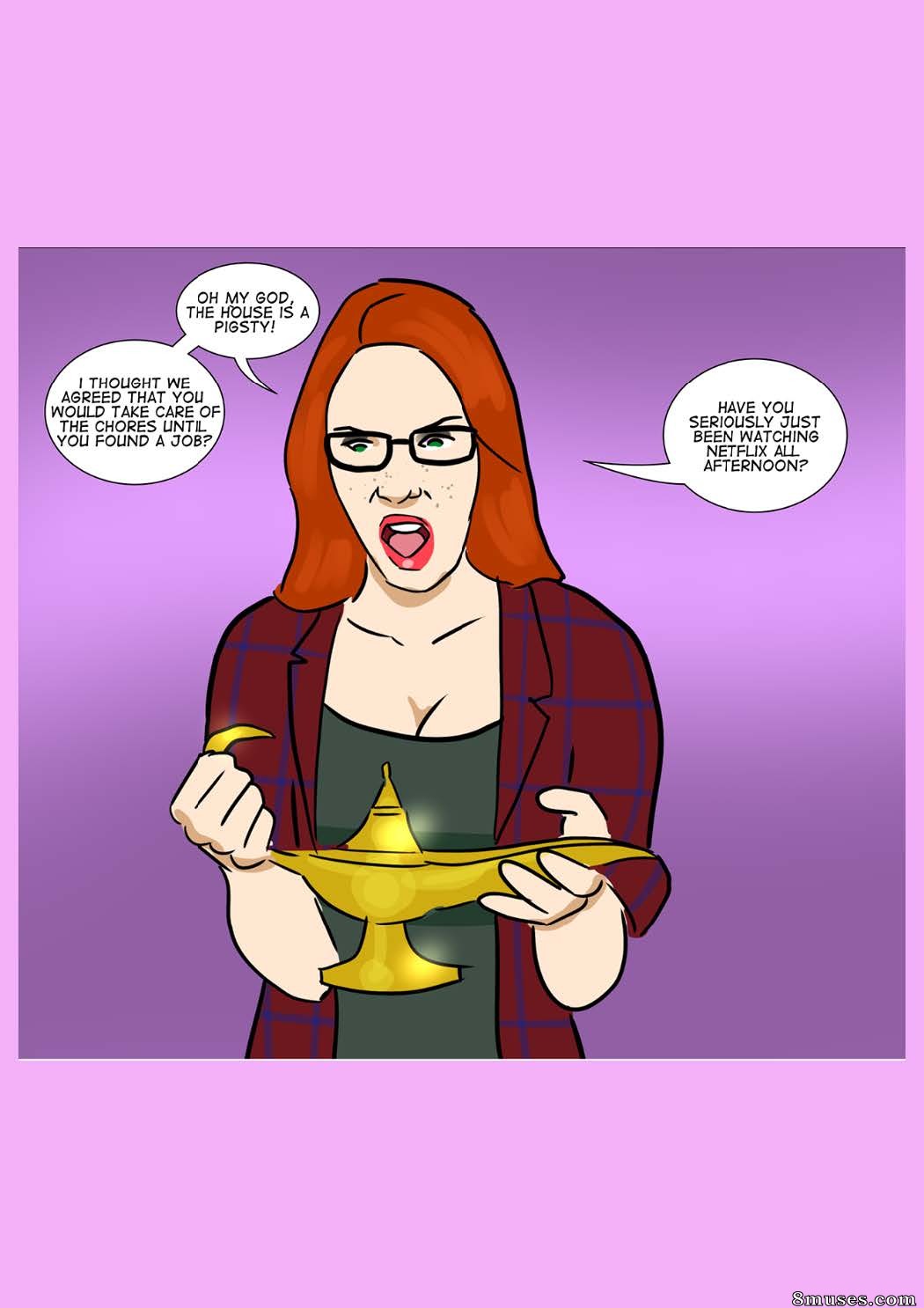 Safeword Ignored Comics - Slave of the Lamp - I Dream of Sissy - Page 2
