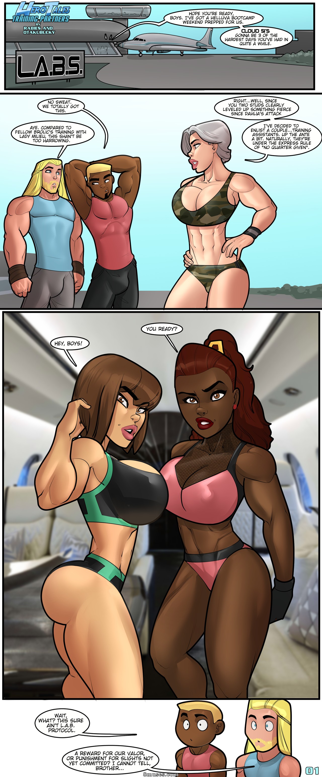 KennyComix - Contos de heróis - Parceiros de treinamento - Página 1
