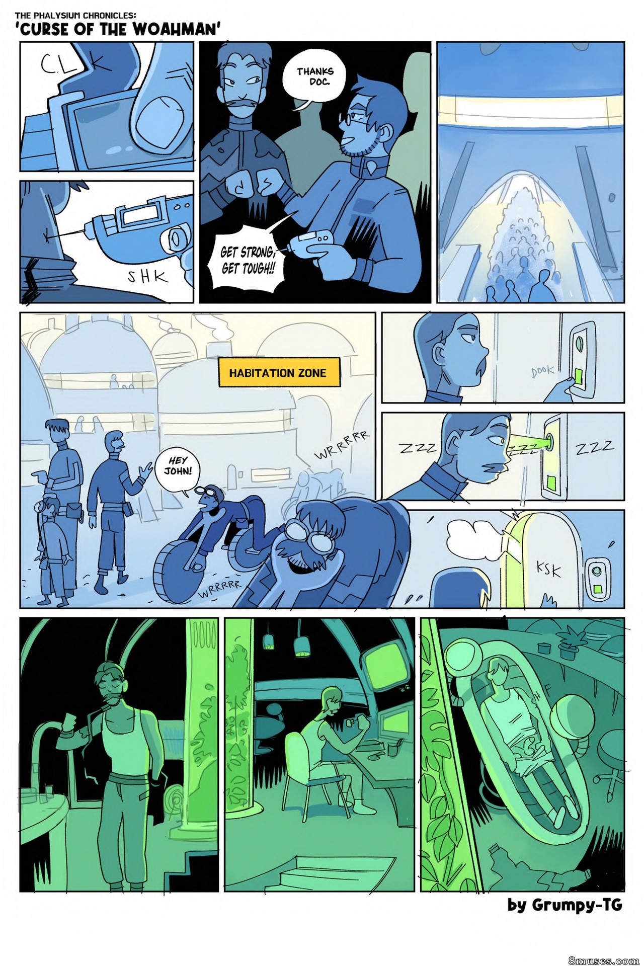 Grumpy-TG - Maldição da mulher ó - Página 8