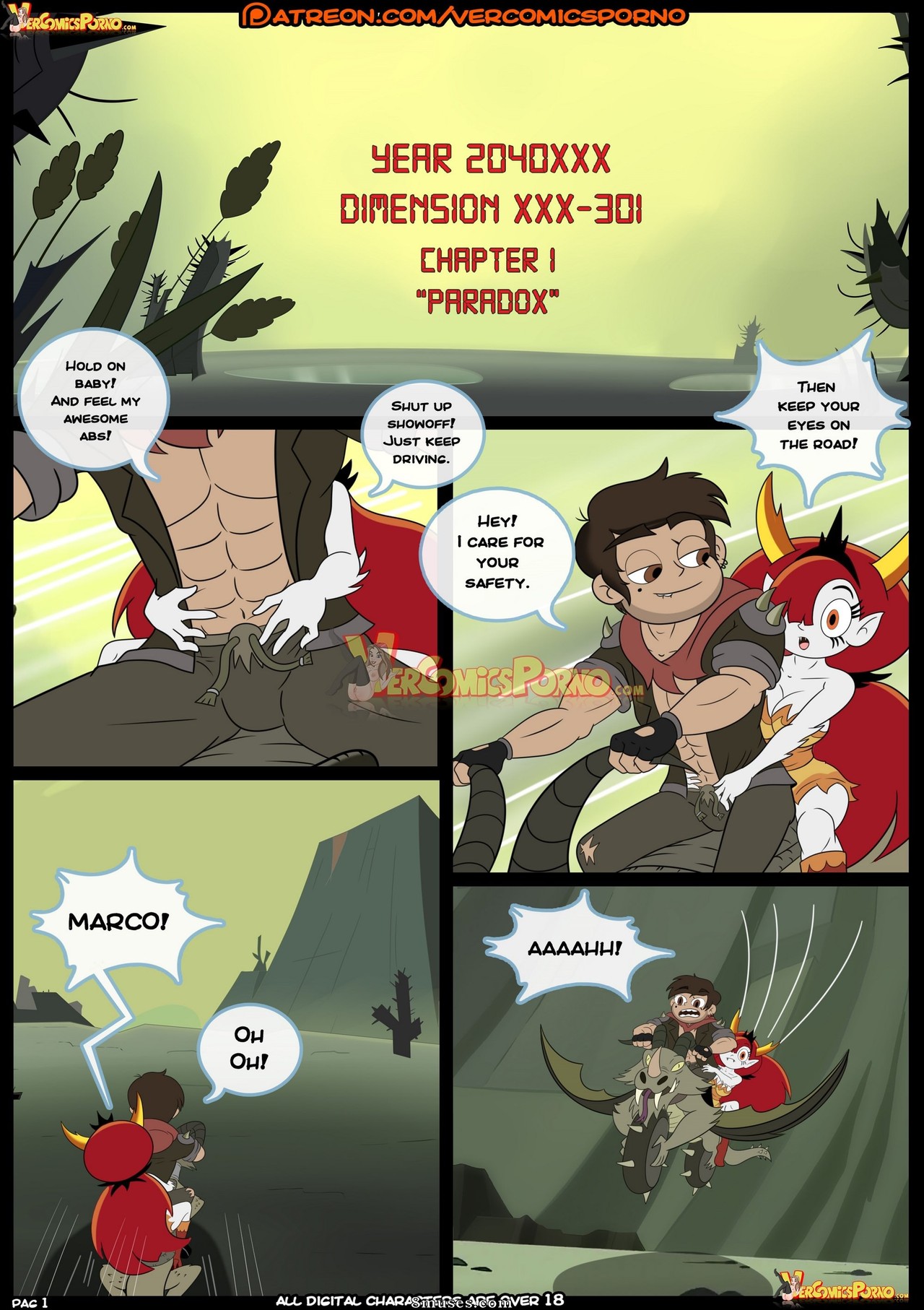 Croc Comics - Marco contre les forces du temps - Anglais - Page 2