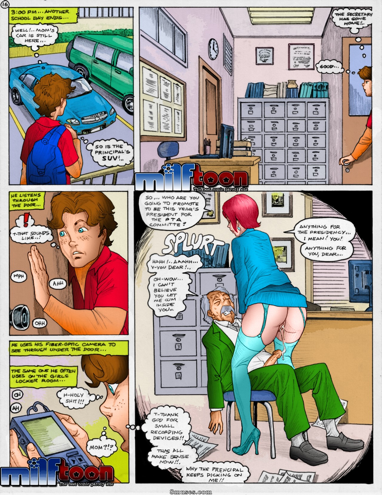 MilfToon Comics - Família - Nova coloração por L - Página 17