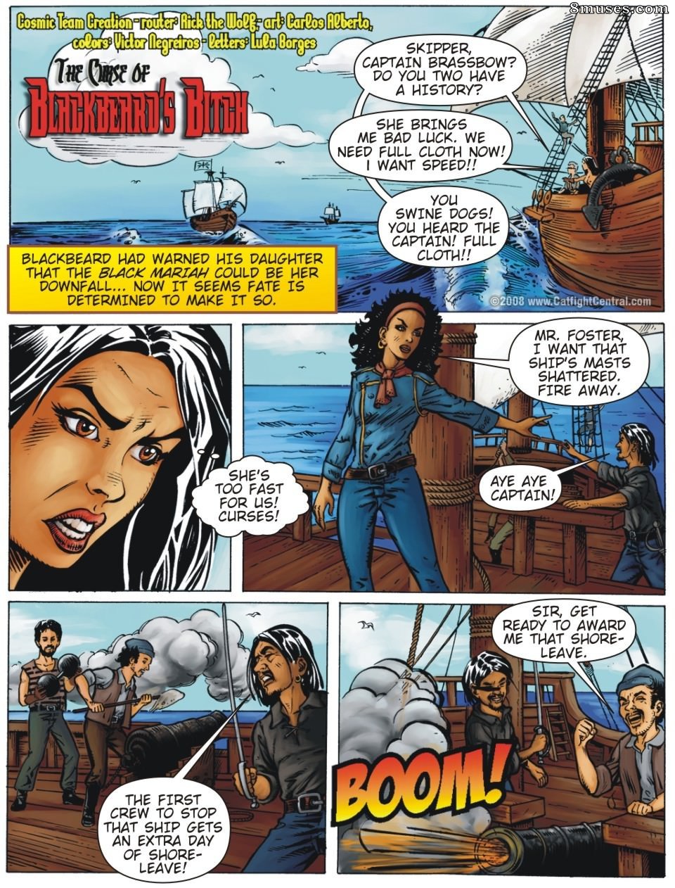 Catfight Central - BlackBeards Bitch 03 - Page 1