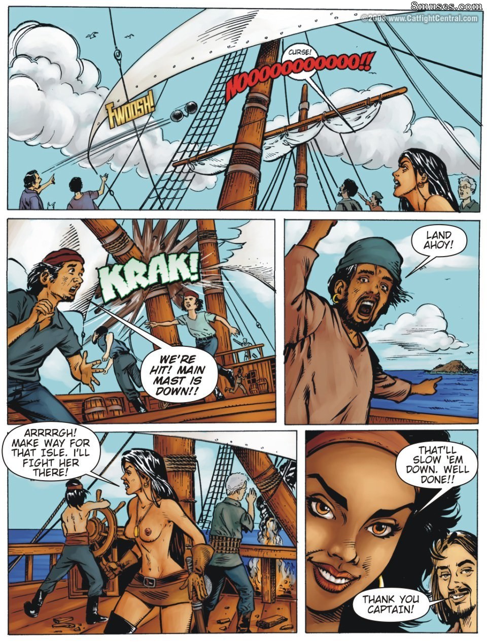 Catfight Central - BlackBeards Bitch 03 - Page 2
