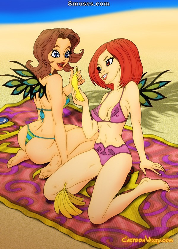 Cartoon Valley - Witches on the beach - Page 1
