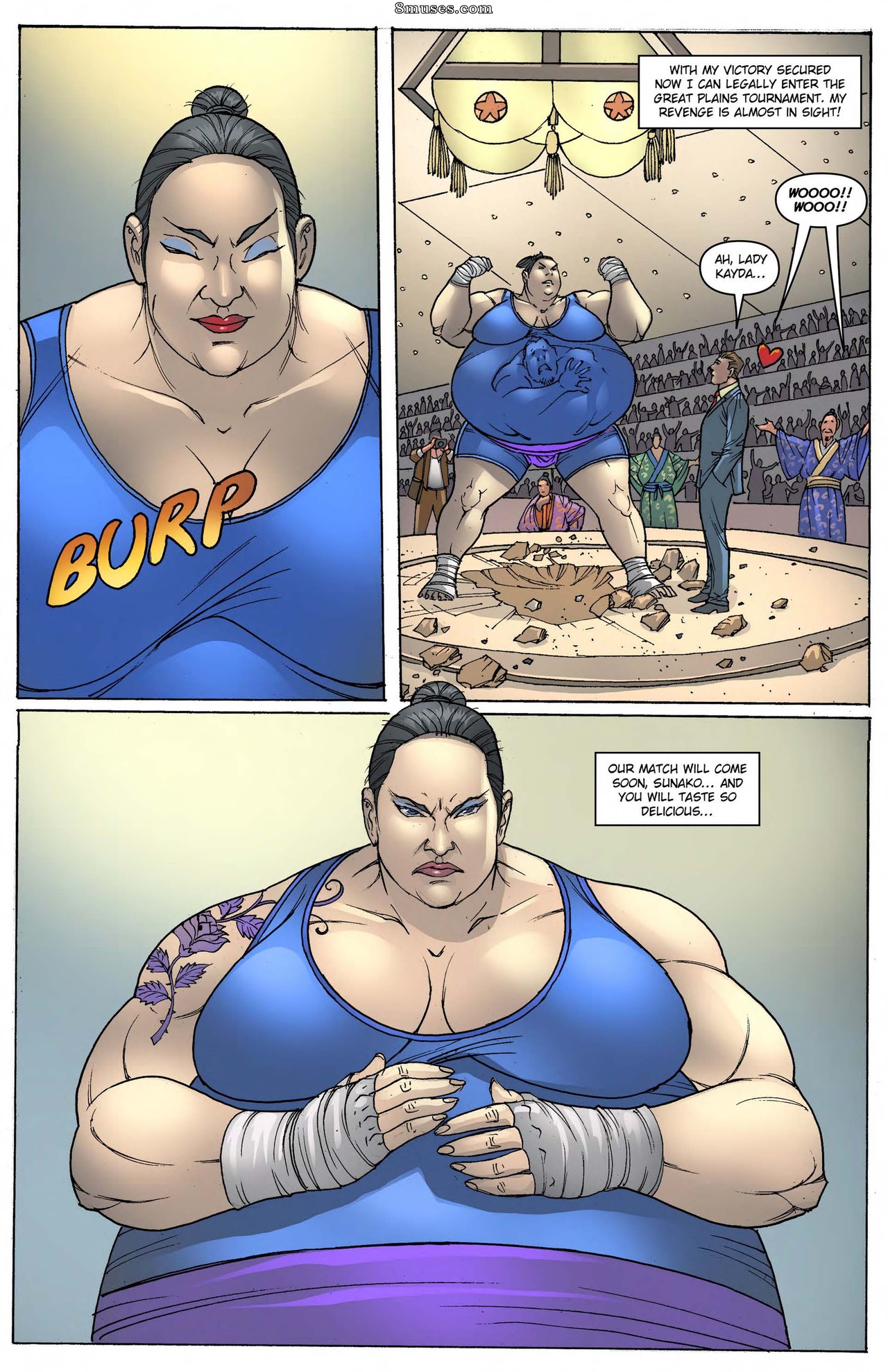 Queen of the Sumo Ring - Issue 1 - Page 17