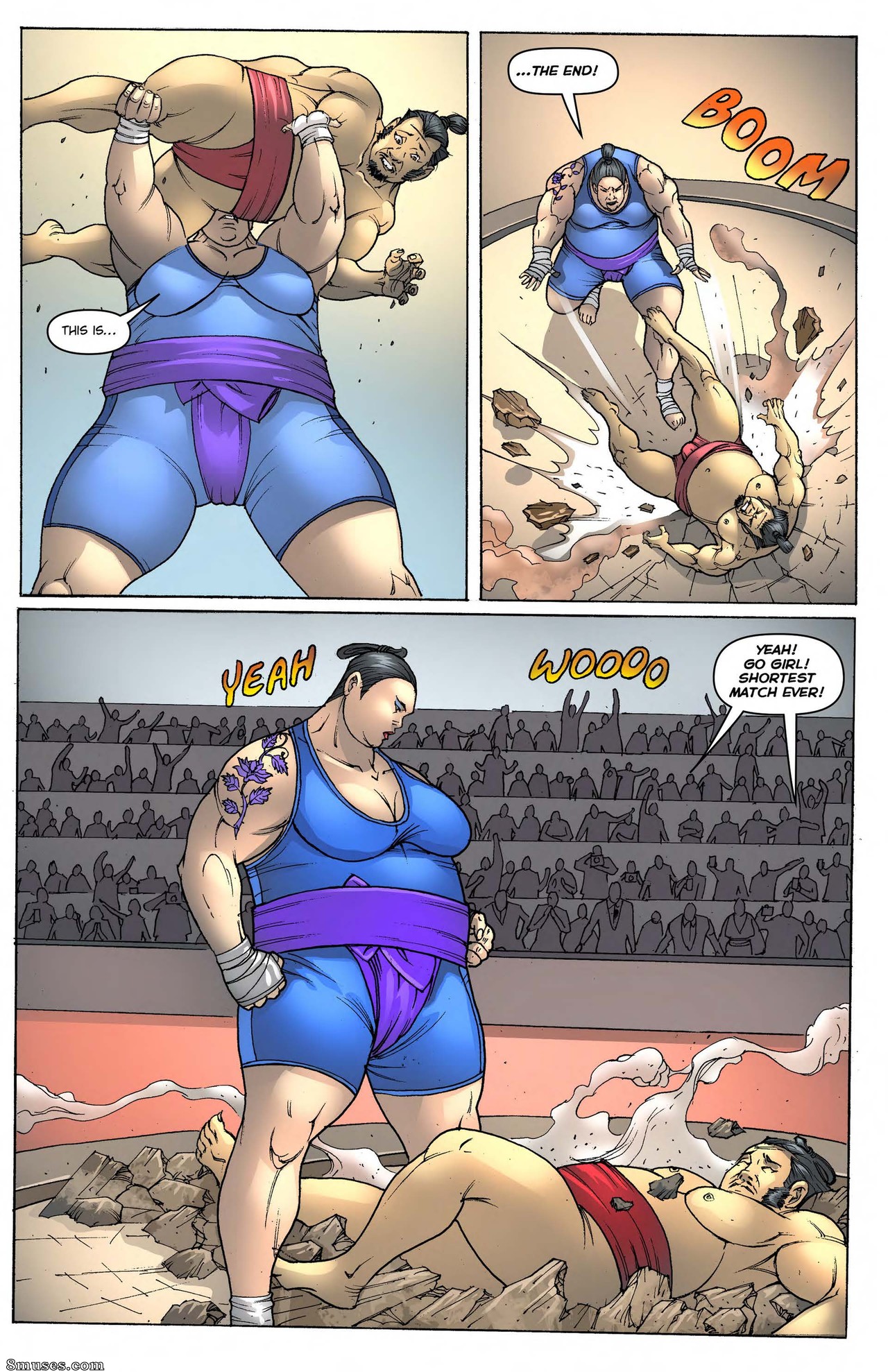 Queen of the Sumo Ring - Issue 1 - Page 15