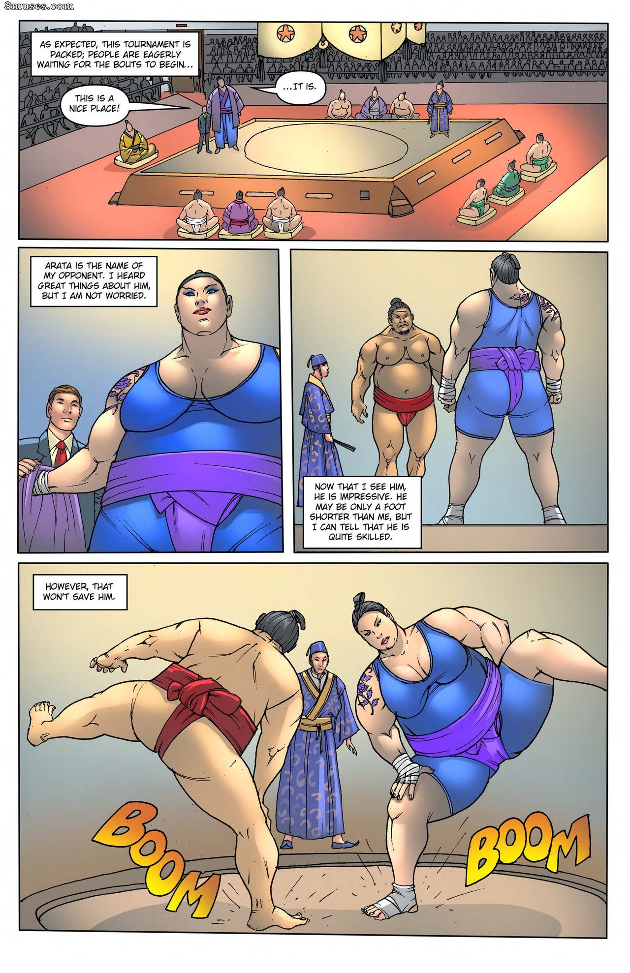 Queen of the Sumo Ring - Issue 1 - Page 13