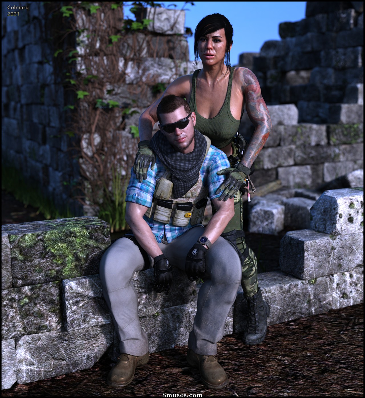 Colmarq - Mara in Love in the WarZone - Page 2