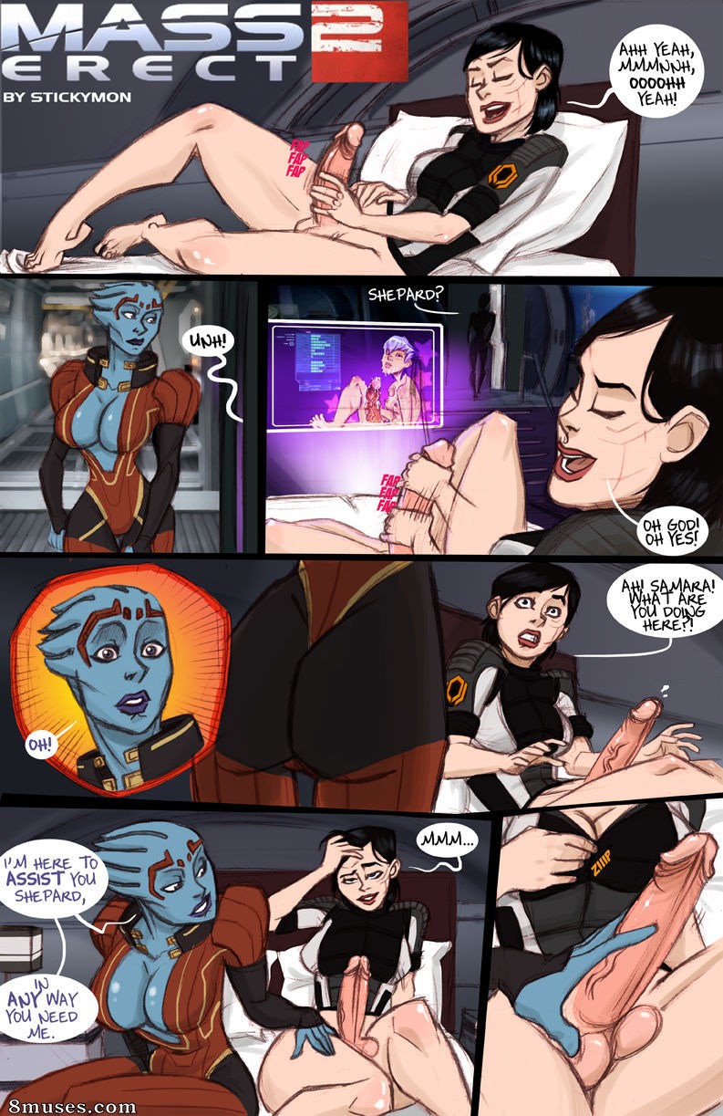 Page 1 | Theme-Collections/Mass-Effect-Collection/Comics/Mass-Erect-2 |  8muses - Sex Comics