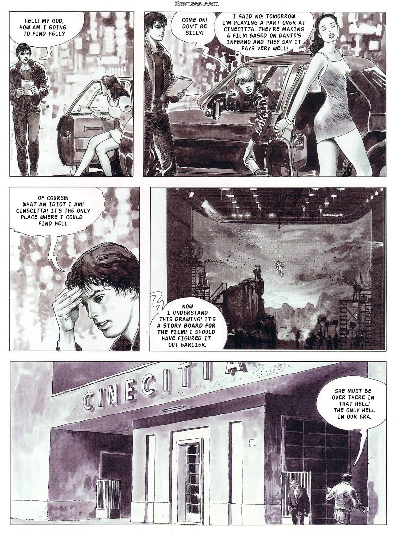 Milo Manara Comics - Chemin caché - Page 45