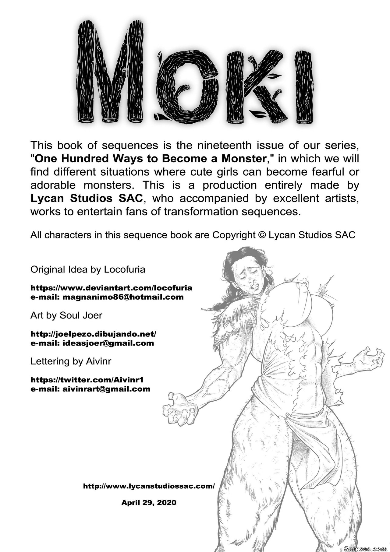 Locofuria Comics - 100 formas de convertirse en un monstruo 19 - Moki - Página 3