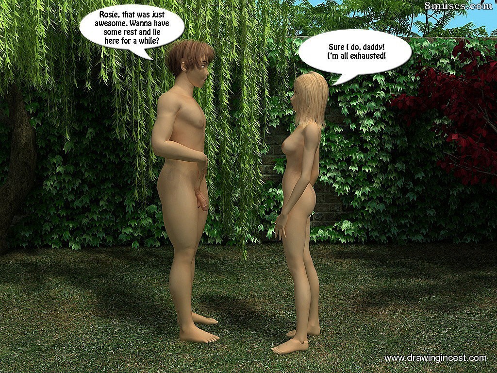 3D - Dirty scene of hard sex between a father and daughter - Page 29