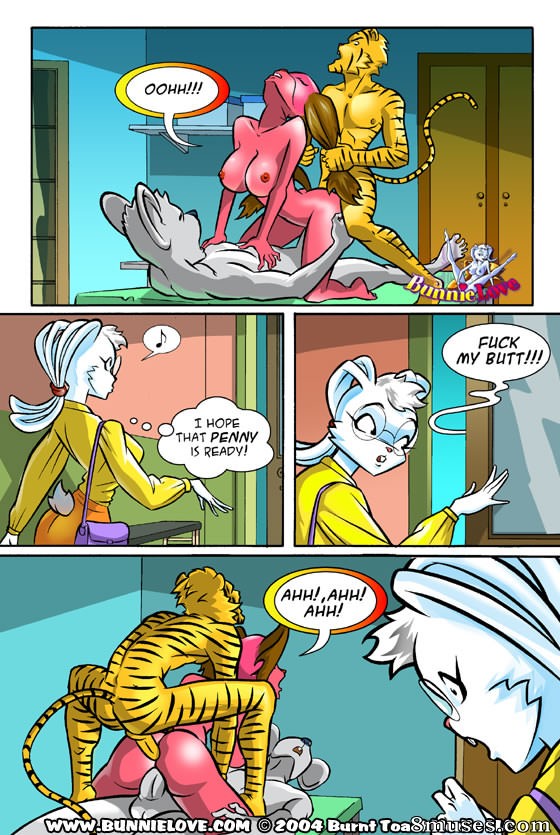 Burnt Toast Media Comics - Amor de coelha 4 - Encontro noturno tardio - Página 8