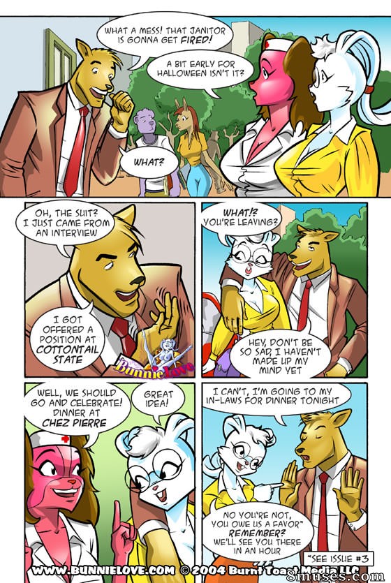Burnt Toast Media Comics - Amor de coelha 4 - Encontro noturno tardio - Página 12