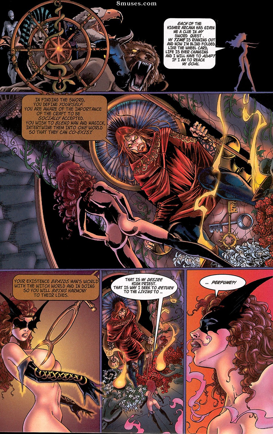 BroadSword Comics - Tarot - La sorcière de la rose noire 010 - Page 21