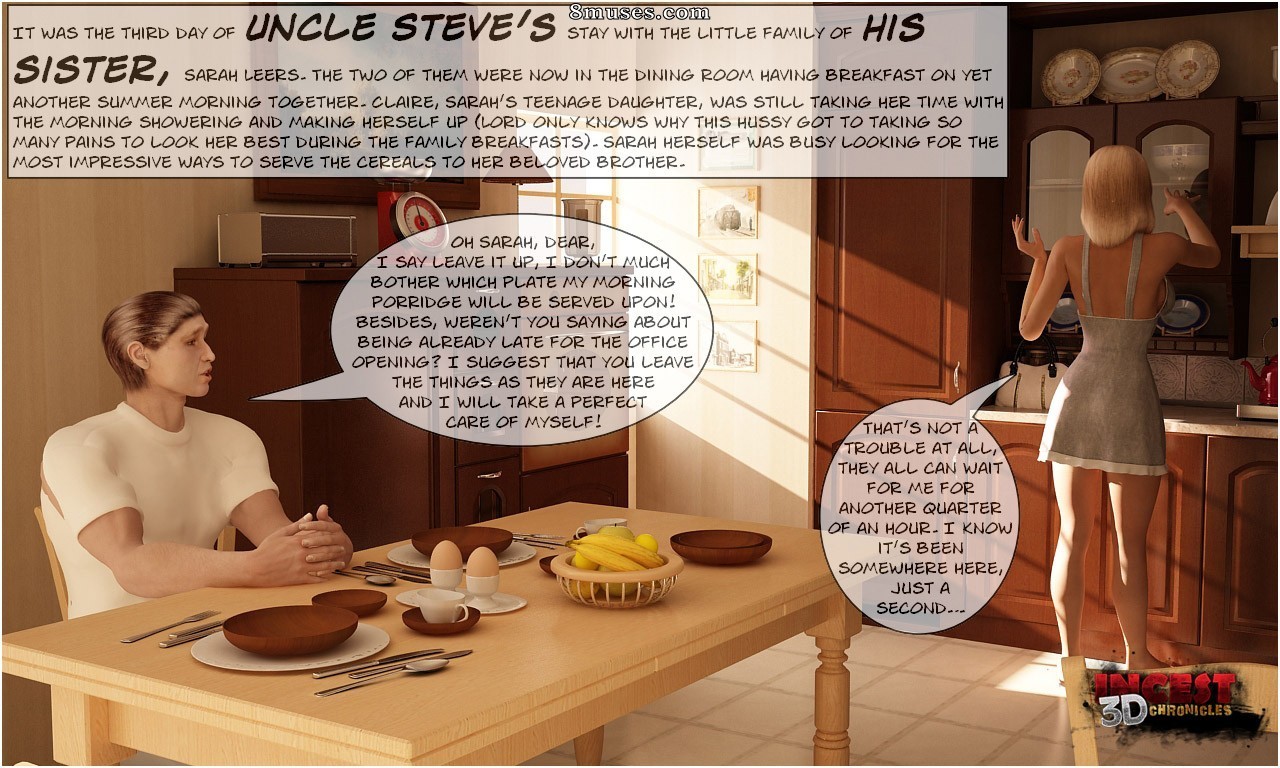 IncestChronicles3D Comics - Tio Urriving. Parte 2 - Página 1