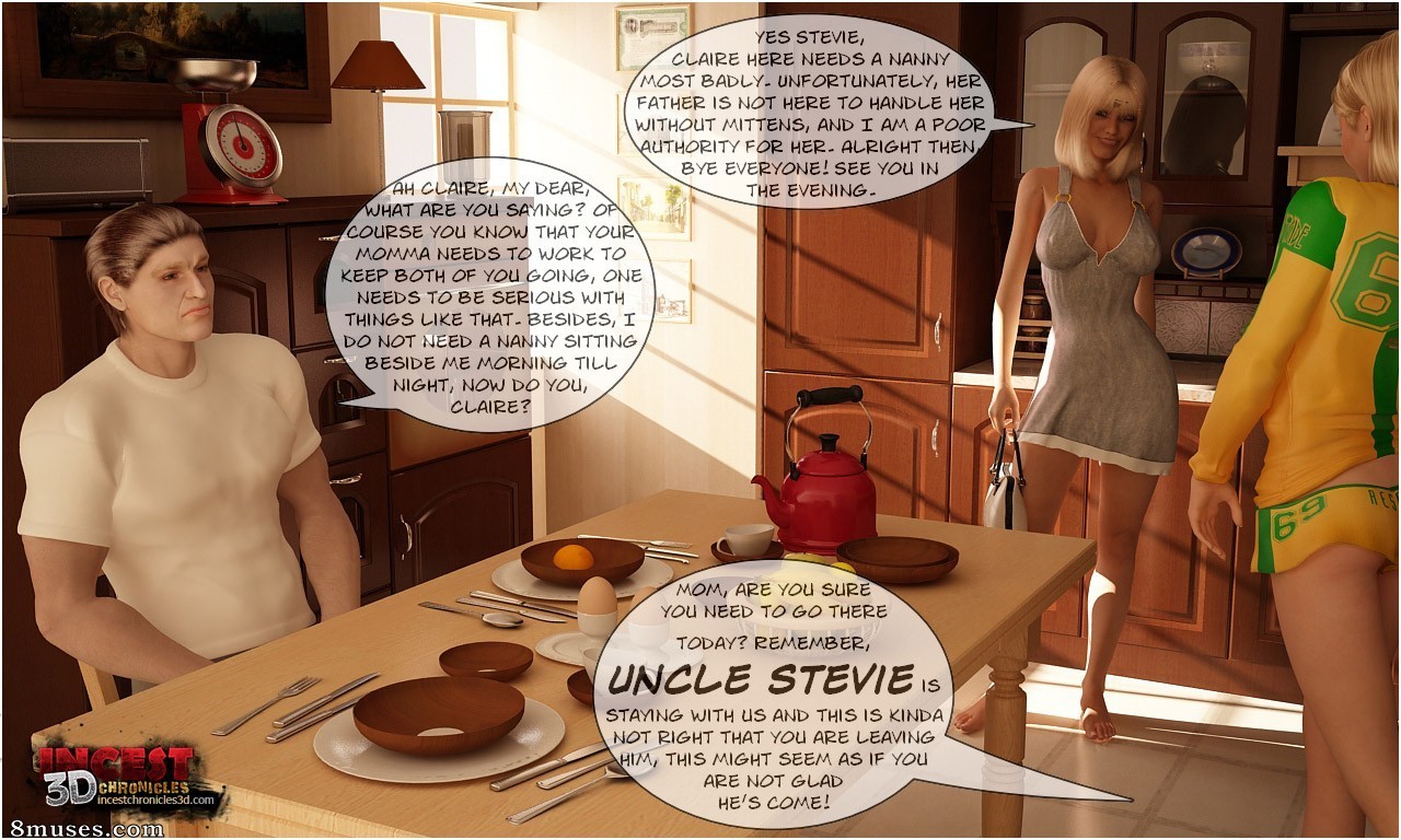 IncestChronicles3D Comics - Tio Urriving. Parte 2 - Página 22