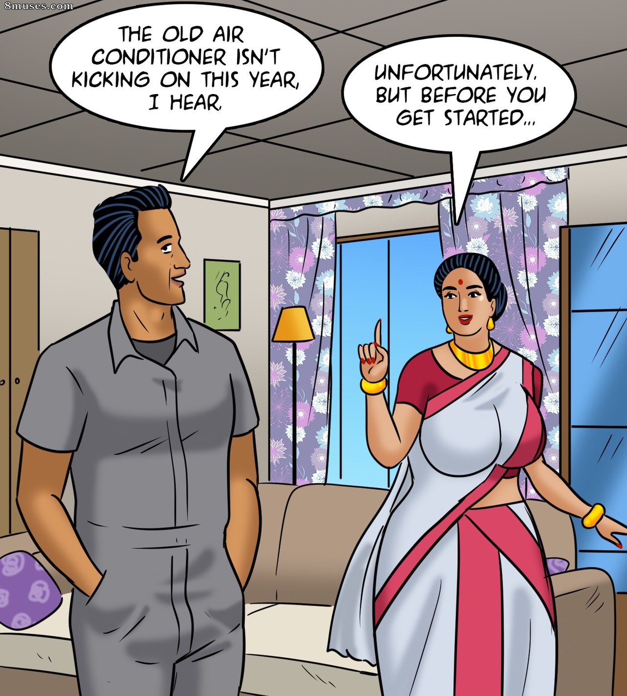 Velamma - Issue 113 - Hot and Bothered - Page 44