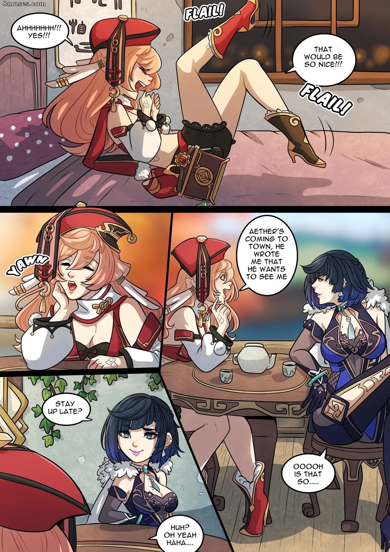 Kinkymation Comics - Desejo elementar (Genshin Impact) - Página 5