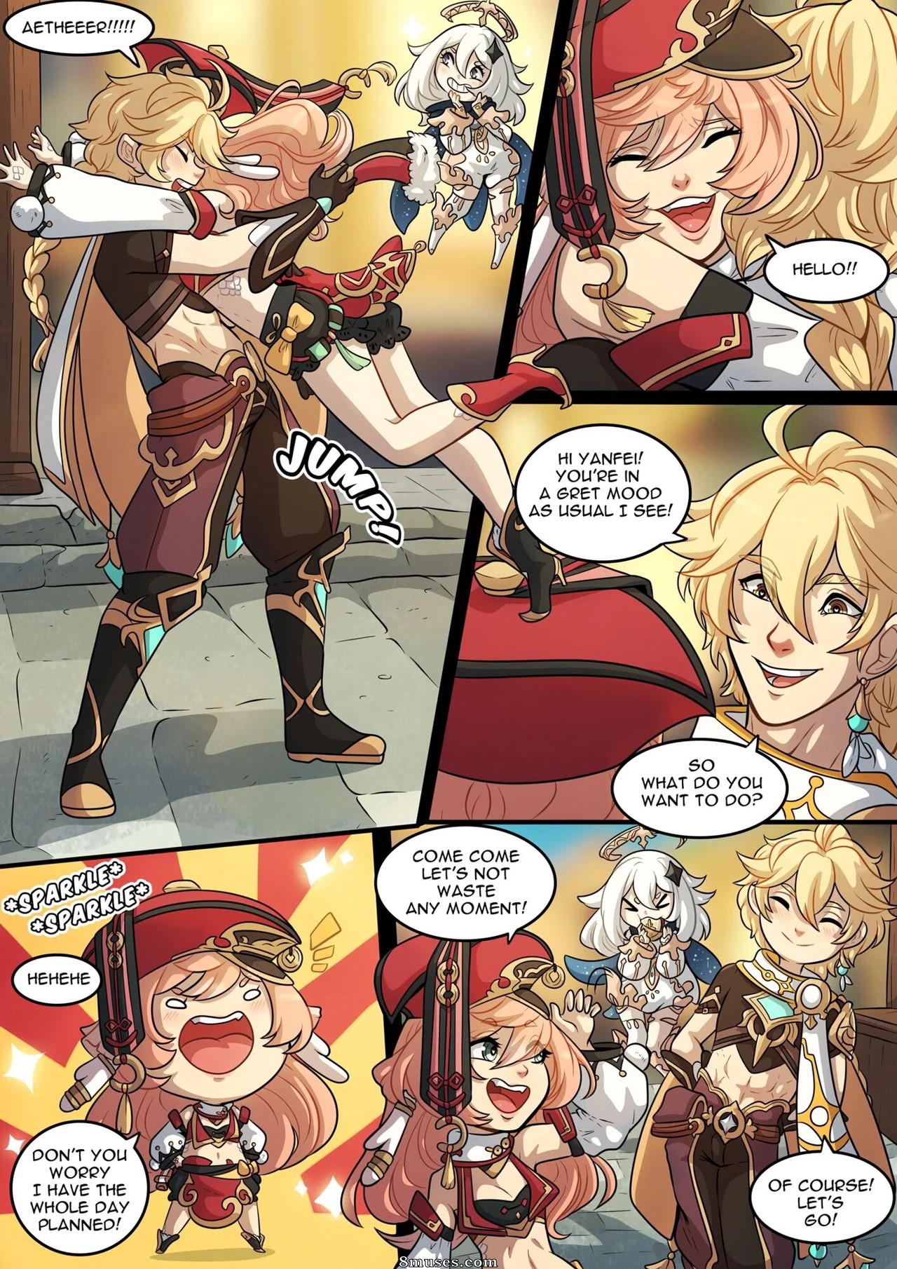 Kinkymation Comics - Elemental Desire (Genshin Impact) - Page 8