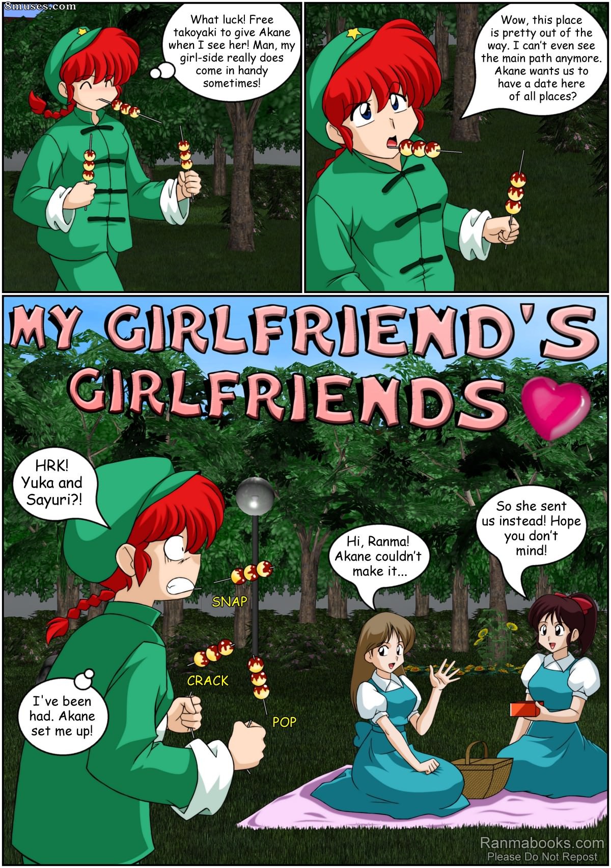 Ranma Books Comics - A namorada da minha namorada - Página 3