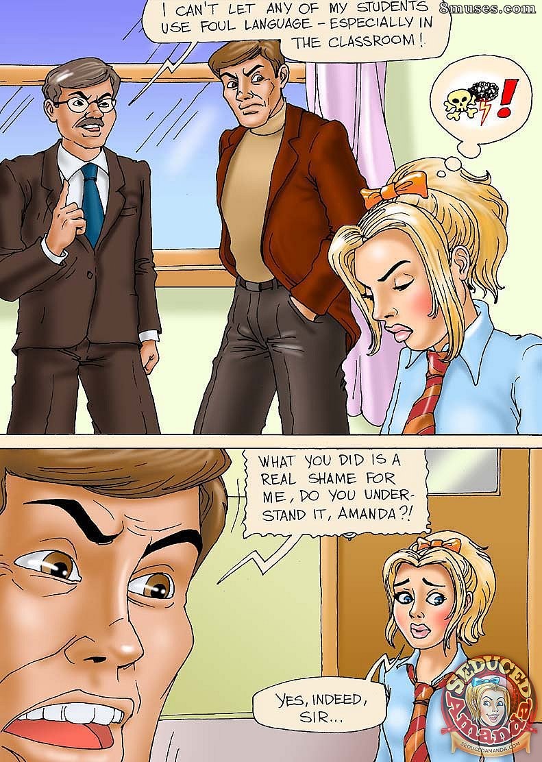 Seduced Amanda Comics - Punição da faculdade - Página 6