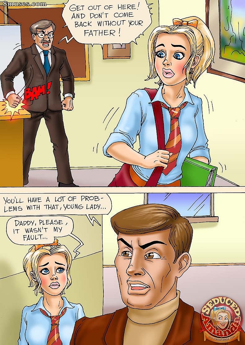 Seduced Amanda Comics - Punição da faculdade - Página 5