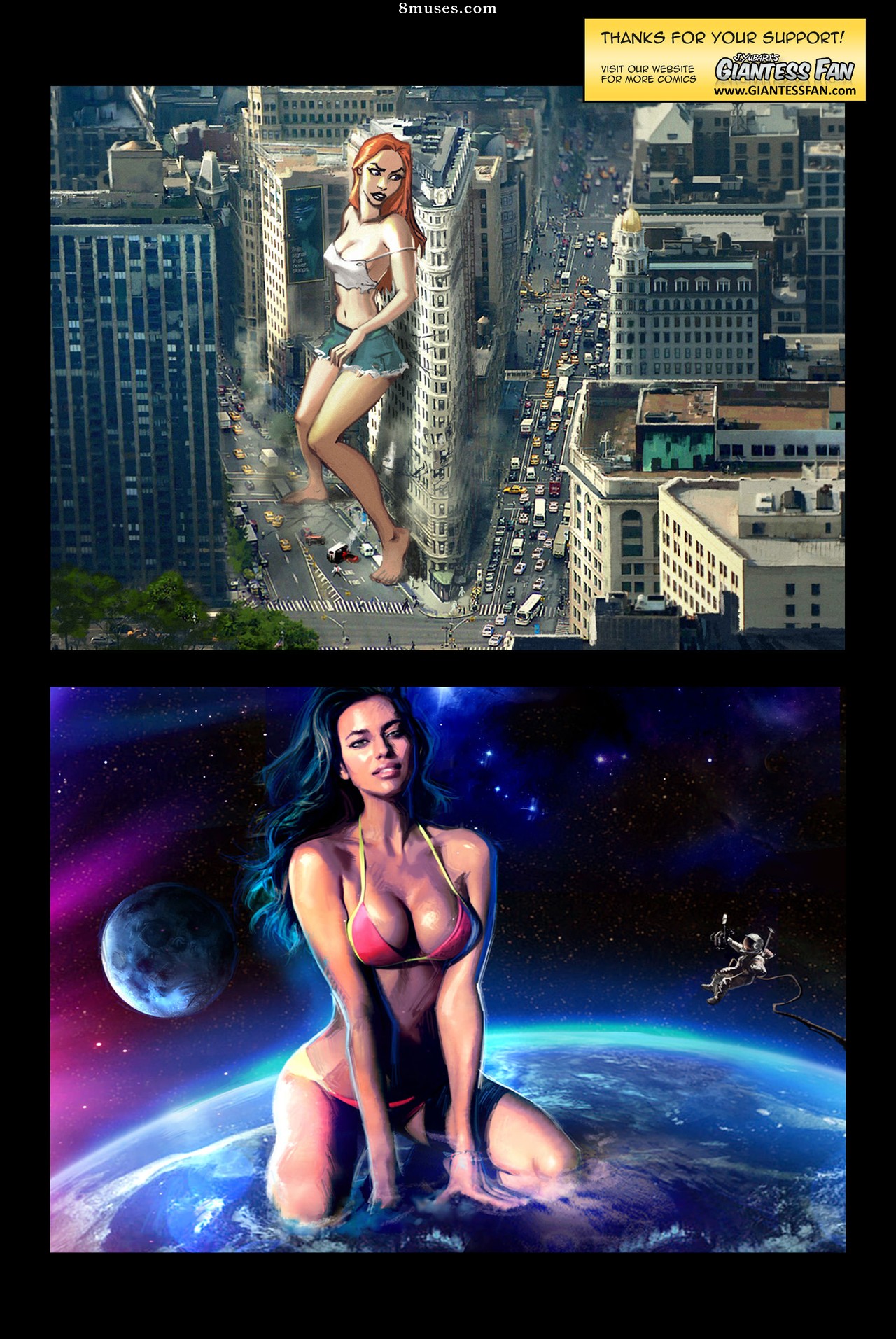 Giantess Fan Comics - The Mermaid Guardian - Page 35
