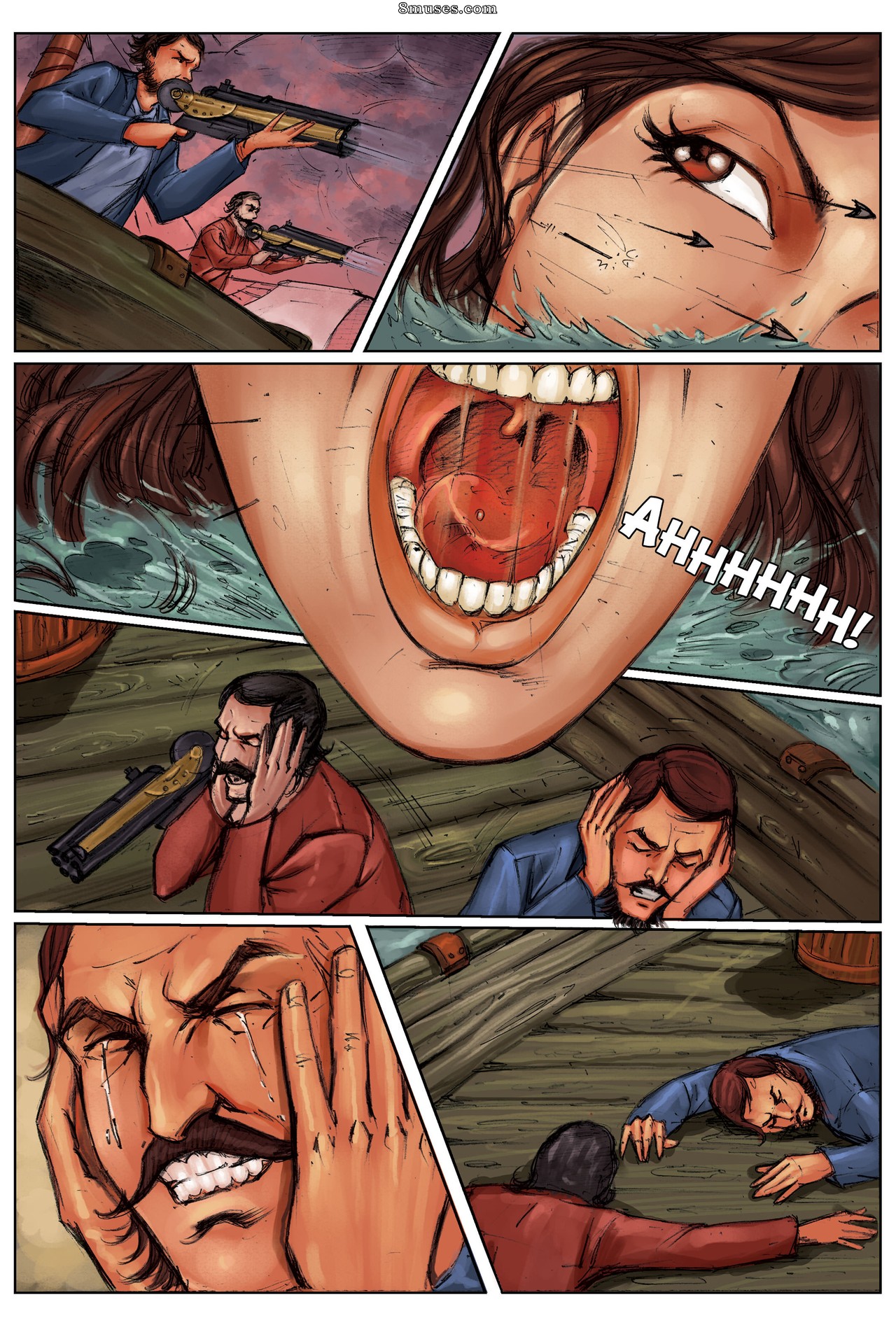 Giantess Fan Comics - The Mermaid Guardian - Page 7