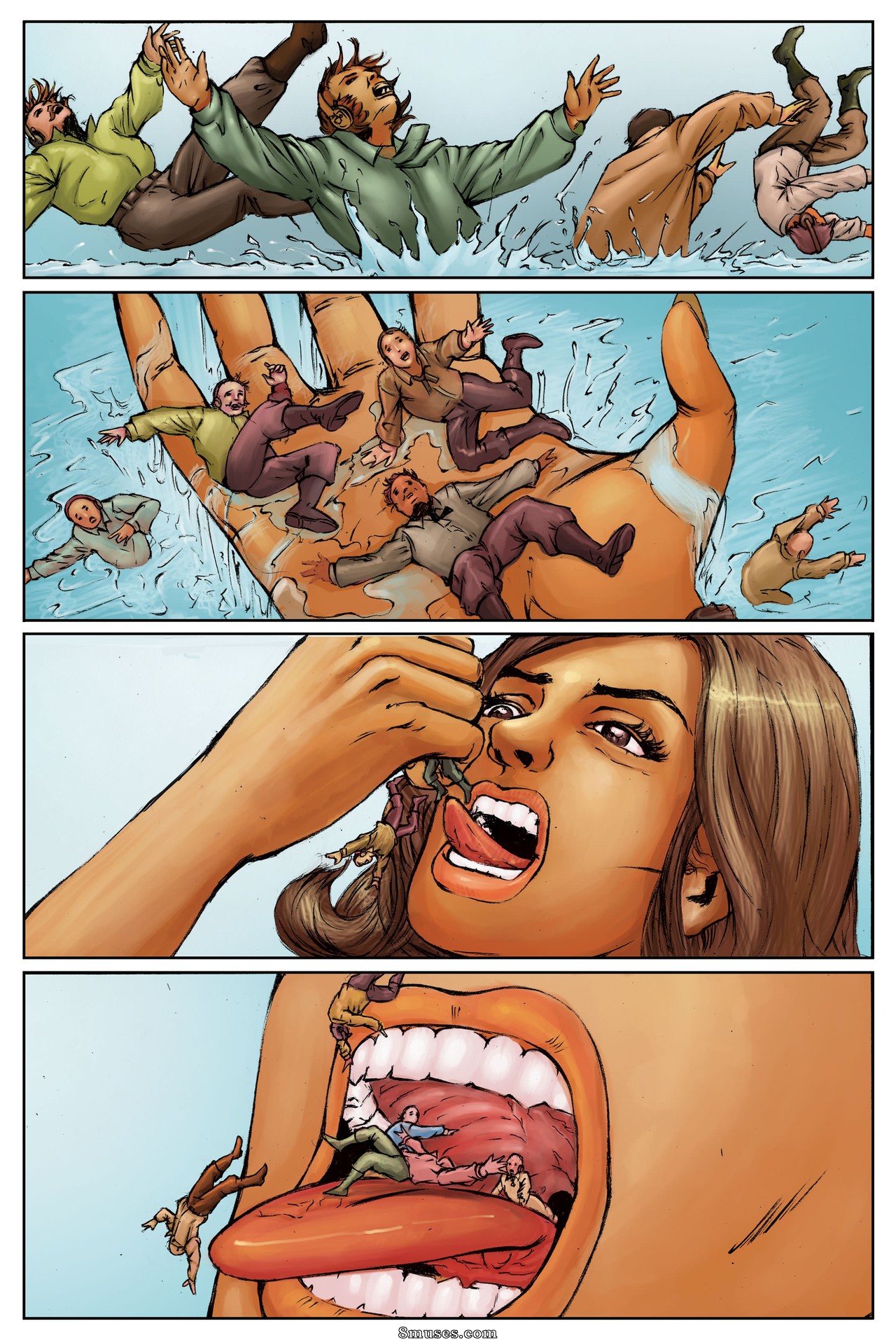 Giantess Fan Comics - The Mermaid Guardian - Page 16