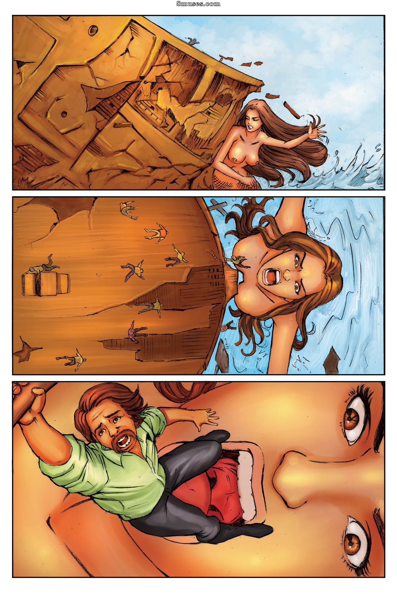 Giantess Fan Comics - The Mermaid Guardian - Page 24