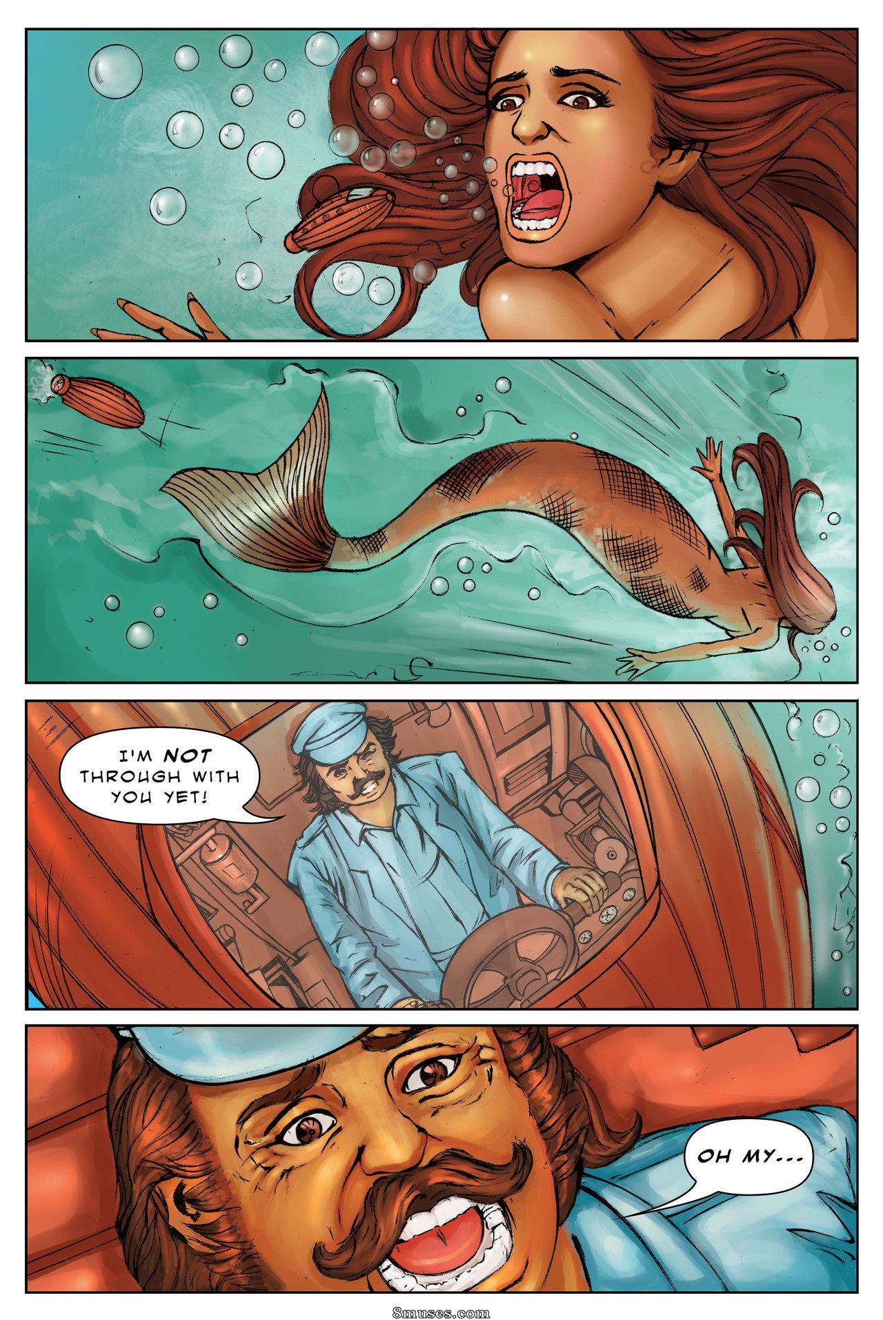 Giantess Fan Comics - The Mermaid Guardian - Page 32