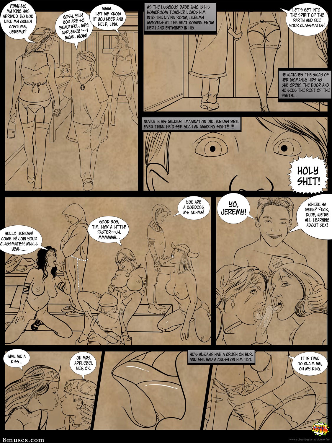 Everfire Comics - Fiesta sexual de Halloween - Página 3