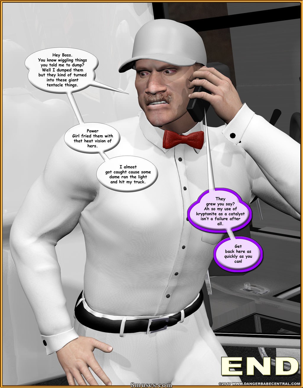 3D - Power Girl - Tentacle Attack - Page 47