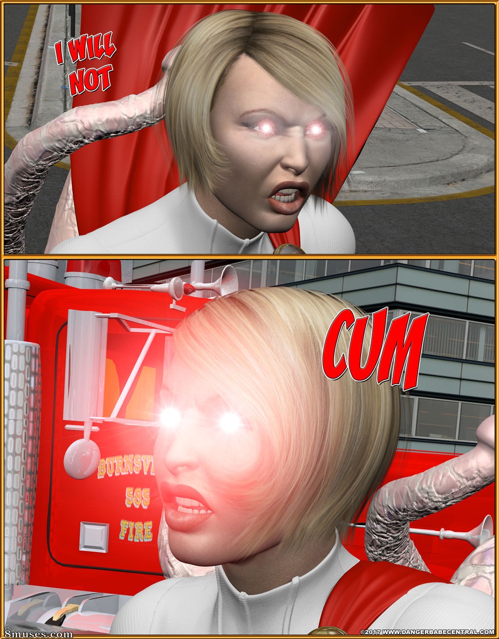 3D - Power Girl - Tentacle Attack - Page 42